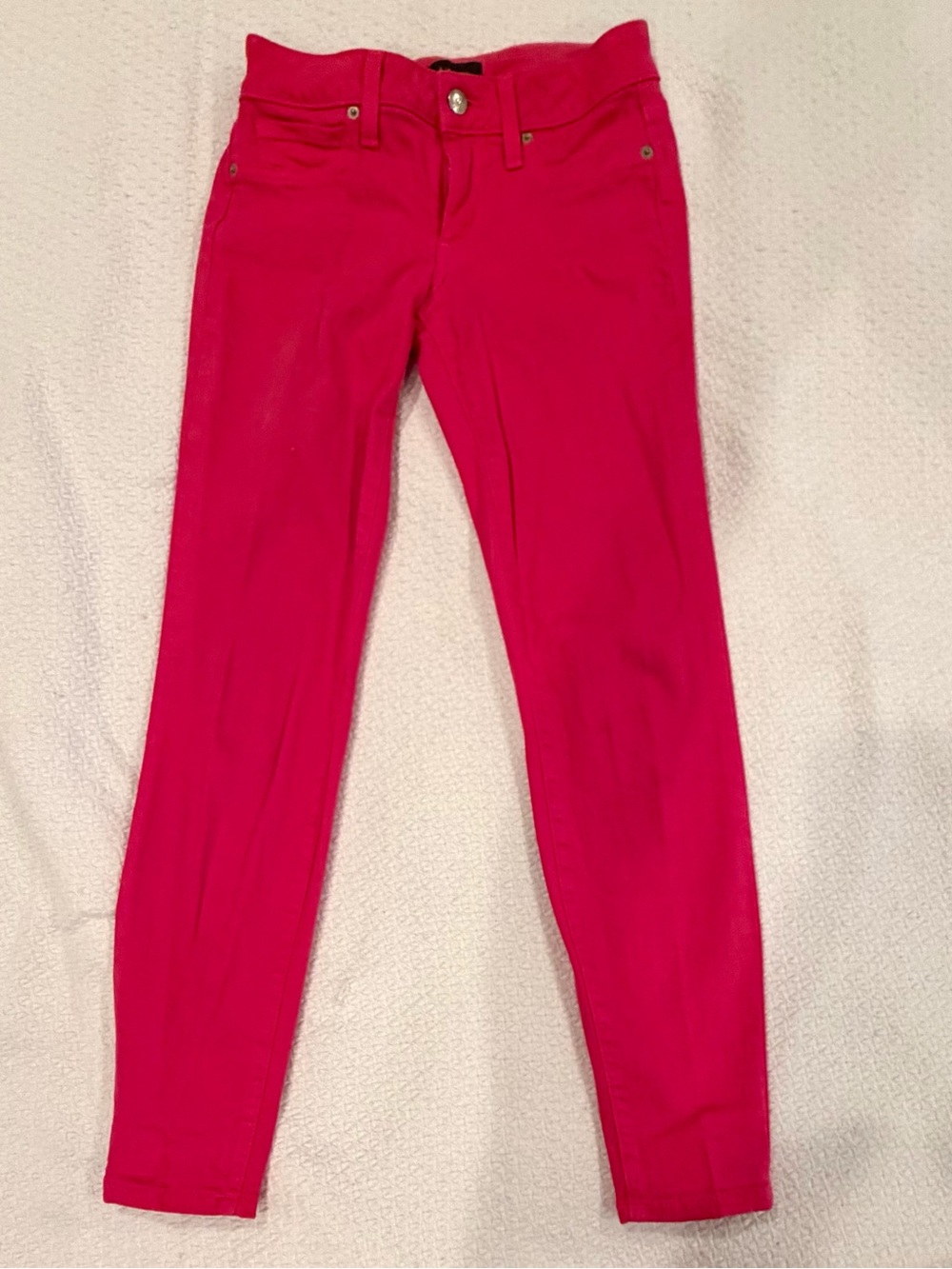 bebe Women's Bright Fuchsia Skinny Jeans Size 27